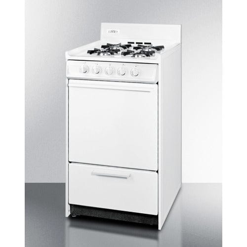 Summit Natural Gas Range/Stove Summit 20&quot; Wide Gas Range WNM1107