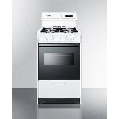 Summit Natural Gas Range/Stove Summit 20&quot; Wide Gas Range WNM1307DK