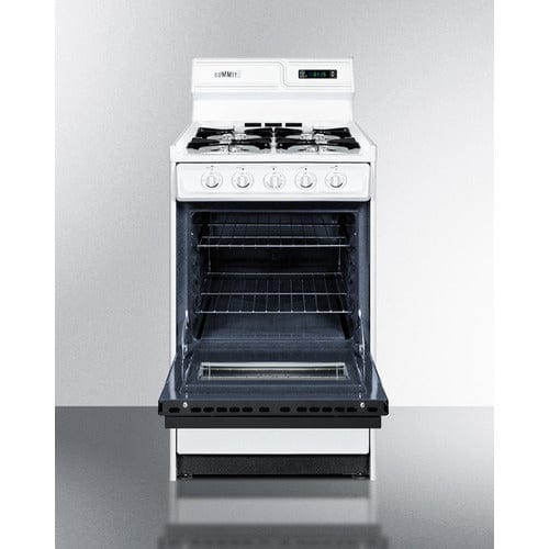 Summit Natural Gas Range/Stove Summit 20&quot; Wide Gas Range WNM1307DK