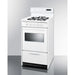 Summit Natural Gas Range/Stove Summit 20" Wide Gas Range WNM1307KW