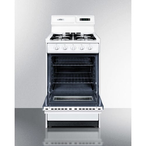 Summit Natural Gas Range/Stove Summit 20&quot; Wide Gas Range WNM1307KW