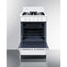 Summit Propane Range /Stove Summit 20" Wide Propane Gas Range, Battery Ignition (White) WLM110P