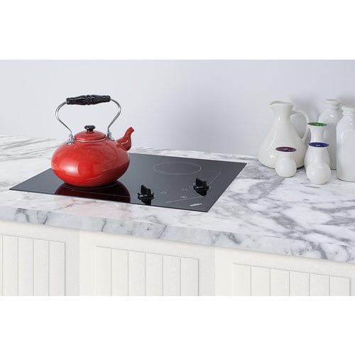 Summit Summit 21" Wide 230V 2-Burner Radiant Cooktop CR2B223G