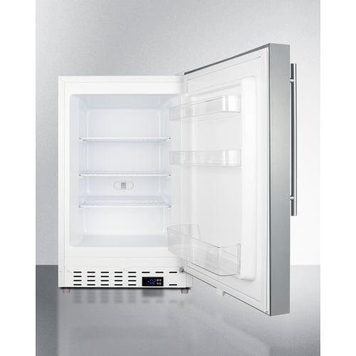 Summit Freezers Summit 21&quot; Wide Built-In All-Freezer, ADA Compliant ALFZ36SSHV