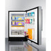Summit Freezers Summit 21" Wide Built-In All-Freezer, ADA Compliant ALFZ37BCSSHV
