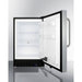 Summit Freezers Summit 21" Wide Built-In All-Freezer, ADA Compliant ALFZ37BSSTB