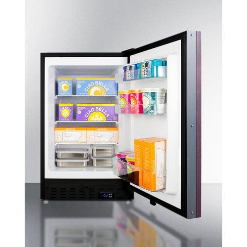 Summit Freezers Summit 21" Wide Built-In All-Freezer, ADA Compliant (Panel Not Included) ALFZ37BIF