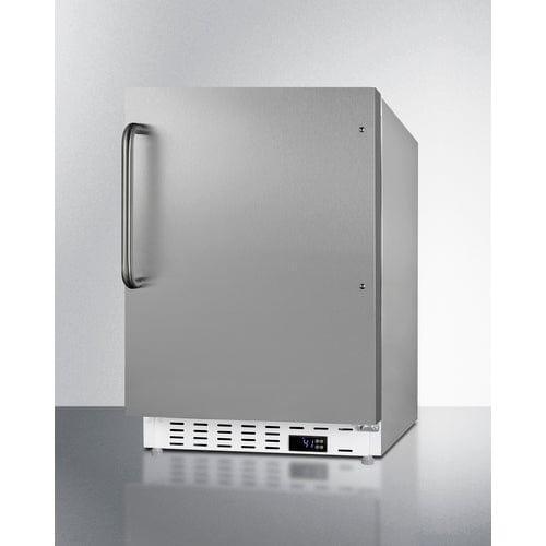 Summit Refrigerators Summit 21" Wide Built-In All-Refrigerator, ADA Compliant ALR46WCSS