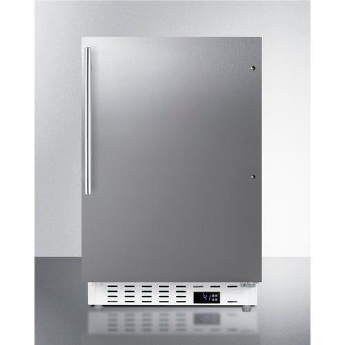 Summit Refrigerators Summit 21&quot; Wide Built-In All-Refrigerator, ADA Compliant ALR46WCSSHV