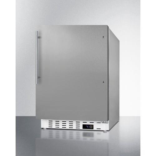 Summit Refrigerators Summit 21&quot; Wide Built-In All-Refrigerator, ADA Compliant ALR46WCSSHV