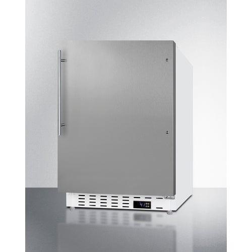 Summit Refrigerators Summit 21&quot; Wide Built-In All-Refrigerator, ADA Compliant ALR46WSSHV