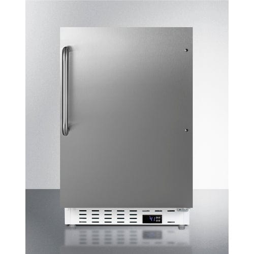 Summit Refrigerators Summit 21&quot; Wide Built-In All-Refrigerator, ADA Compliant ALR46WSSTB