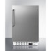 Summit Refrigerators Summit 21" Wide Built-In All-Refrigerator, ADA Compliant ALR46WSSTB