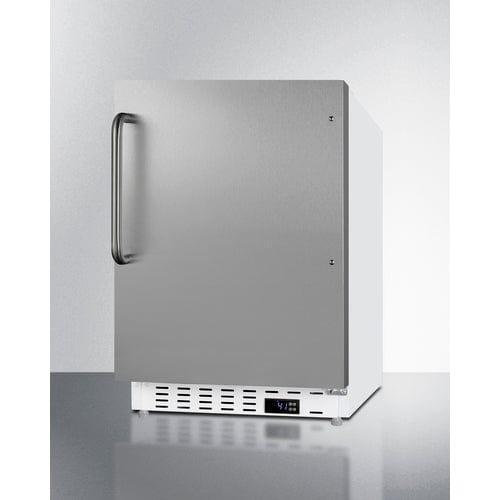 Summit Refrigerators Summit 21" Wide Built-In All-Refrigerator, ADA Compliant ALR46WSSTB