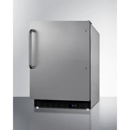 Summit Refrigerators Summit 21" Wide Built-In All-Refrigerator, ADA Compliant ALR47BCSS