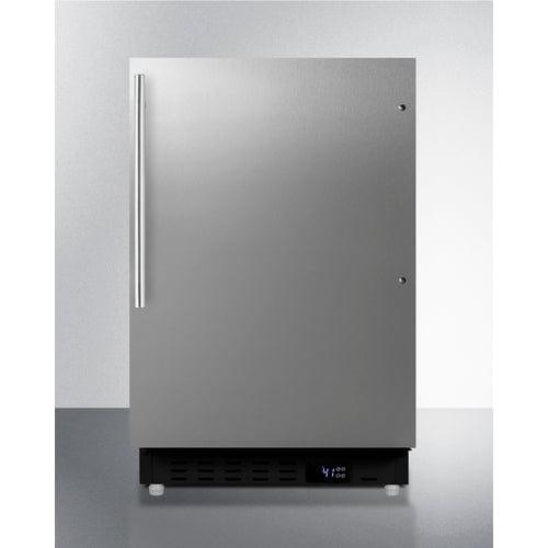 Summit Refrigerators Summit 21&quot; Wide Built-In All-Refrigerator, ADA Compliant ALR47BCSSHV