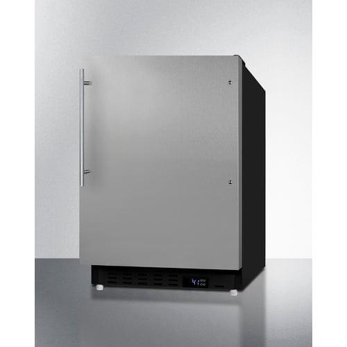 Summit Refrigerators Summit 21&quot; Wide Built-In All-Refrigerator, ADA Compliant ALR47BSSHV