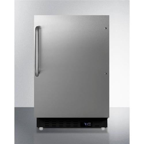 Summit Refrigerators Summit 21&quot; Wide Built-In All-Refrigerator, ADA Compliant ALR47BSSTB