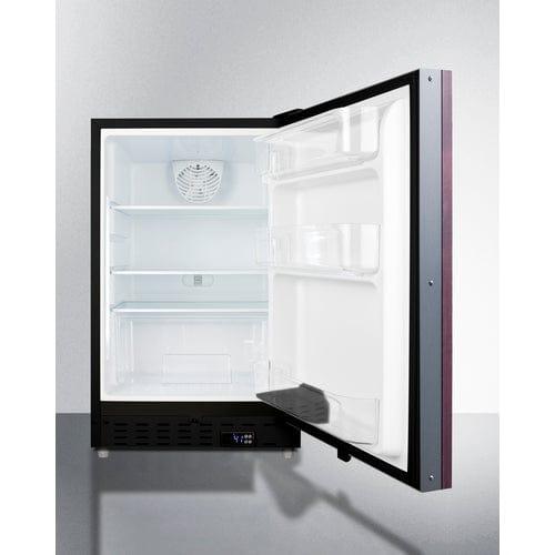 Summit Refrigerators Summit 21&quot; Wide Built-In All-Refrigerator, ADA Compliant (Panel Not Included) ALR47BIF