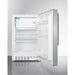 Summit Refrigerators Summit 21" Wide Built-in Refrigerator-Freezer, ADA Compliant ALRF48SSHV
