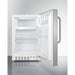 Summit Refrigerators Summit 21" Wide Built-in Refrigerator-Freezer, ADA Compliant ALRF48SSTB