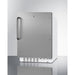 Summit Refrigerators Summit 21" Wide Built-in Refrigerator-Freezer, ADA Compliant ALRF48SSTB