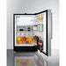 Summit Refrigerators Summit 21" Wide Built-in Refrigerator-Freezer, ADA Compliant ALRF49BCSSHV