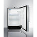 Summit Refrigerators Summit 21" Wide Built-in Refrigerator-Freezer, ADA Compliant ALRF49BCSSHV