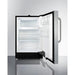Summit Refrigerators Summit 21" Wide Built-in Refrigerator-Freezer, ADA Compliant ALRF49BSSTB