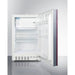 Summit Refrigerators Summit 21" Wide Built-in Refrigerator-Freezer, ADA Compliant (Panel Not Included) ALRF48IF