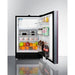 Summit Refrigerators Summit 21" Wide Built-in Refrigerator-Freezer, ADA Compliant (Panel Not Included) ALRF49BIF