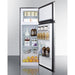 Summit Refrigerators Summit 22" Wide Refrigerator-Freezer CP972SS
