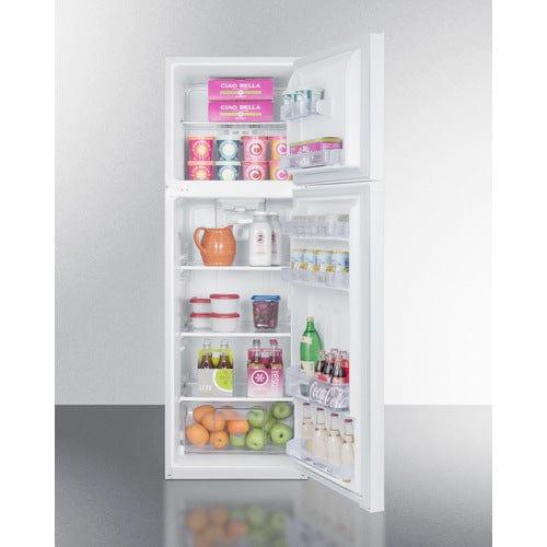 Summit Refrigerators Summit 22&quot; Wide Top Mount Refrigerator-Freezer FF946W