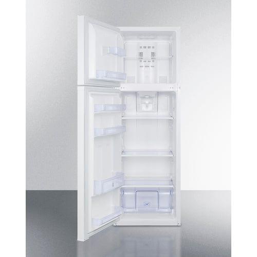 Summit Refrigerators Summit 22&quot; Wide Top Mount Refrigerator-Freezer FF946WLHD