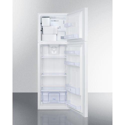 Summit Refrigerators Summit 22" Wide Top Mount Refrigerator-Freezer With Icemaker FF946WIM
