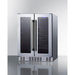 Summit Refrigerators Summit 24" Built-In Dual-Zone Produce Refrigerator, ADA Compliant ALFD24WBVCSSPANTRY