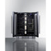 Summit Refrigerators Summit 24" Built-In Dual-Zone Produce Refrigerator, ADA Compliant ALFD24WBVCSSPANTRY