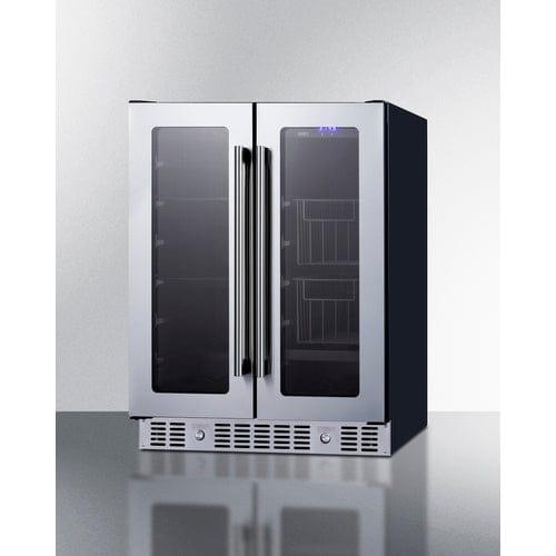 Summit Refrigerators Summit 24" Built-In Dual-Zone Produce Refrigerator, ADA Compliant ALFD24WBVPANTRY