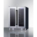 Summit Refrigerators Summit 24" Built-In Dual-Zone Produce Refrigerator, ADA Compliant ALFD24WBVPANTRY
