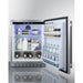 Summit Freezers Summit 24" Built-In Outdoor Refrigerator, ADA Compliant AL55OSCSS