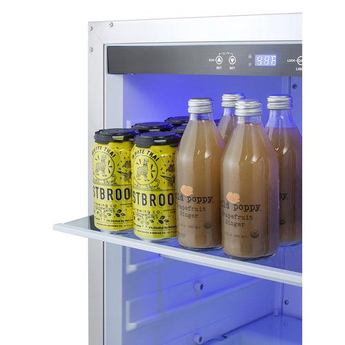 Summit Freezers Summit 24" Built-In Outdoor Refrigerator, ADA Compliant AL55OSCSS