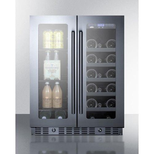 Summit Beverage Center Summit 24&quot; Built-In Wine/Beverage Center, ADA Compliant ALFD24WBV