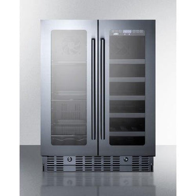 Summit Beverage Center Summit 24" Built-In Wine/Beverage Center, ADA Compliant ALFD24WBVCSS