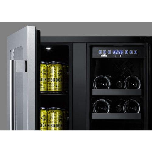 Summit Beverage Center Summit 24" Built-In Wine/Beverage Center, ADA Compliant ALFD24WBVCSS