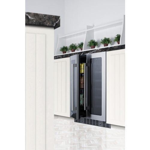 Summit Beverage Center Summit 24" Built-In Wine/Beverage Center, ADA Compliant ALFD24WBVCSS