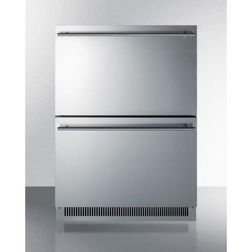 Summit Refrigerators Summit 24" Wide 2-Drawer All-Refrigerator, ADA Compliant