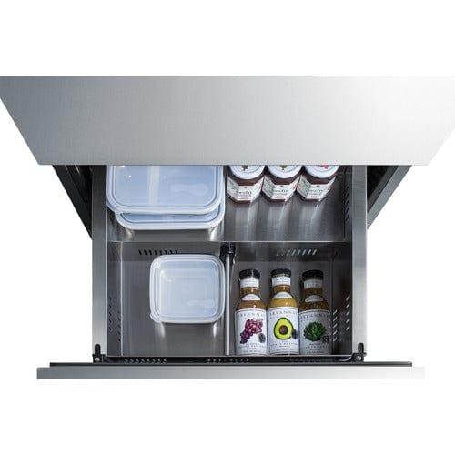 Summit Refrigerators Summit 24&quot; Wide 2-Drawer All-Refrigerator, ADA Compliant ADRD24