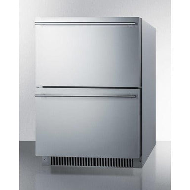 Summit Refrigerators Summit 24" Wide 2-Drawer All-Refrigerator, ADA Compliant ADRD24
