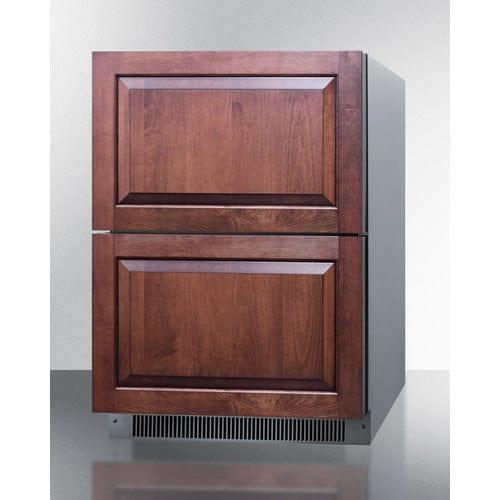 Summit Refrigerators Summit 24&quot; Wide 2-Drawer All-Refrigerator, ADA Compliant ADRD24