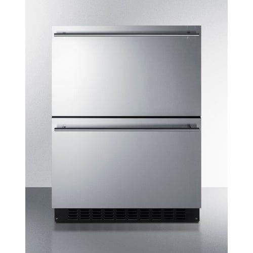 Summit Refrigerators Summit 24" Wide 2-Drawer All-Refrigerator, ADA Compliant ASDR2414